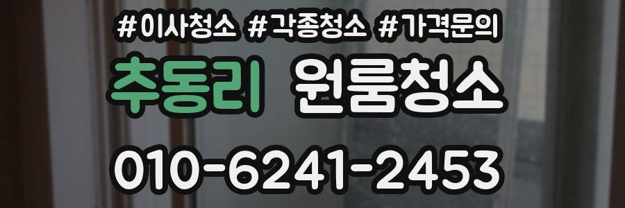 추동리 이사청소