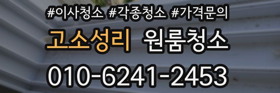 고소성리 이사청소