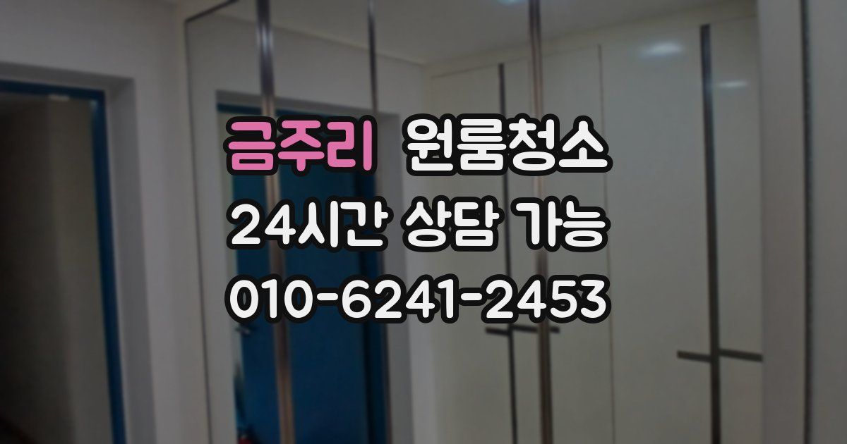 금주리 입주청소