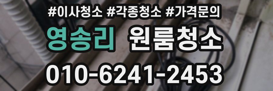 영송리 이사청소