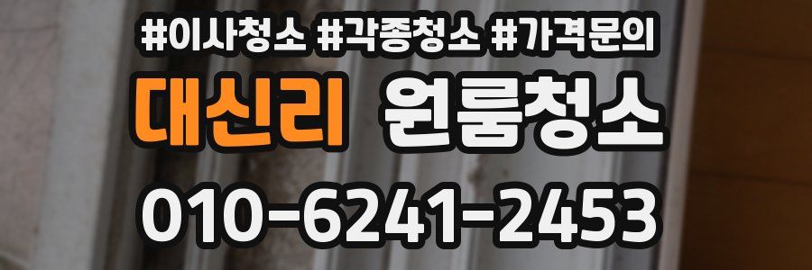 대신리 이사청소