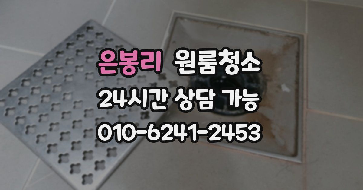 은봉리 입주청소