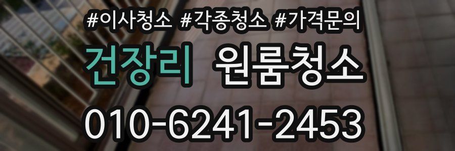 건장리 이사청소