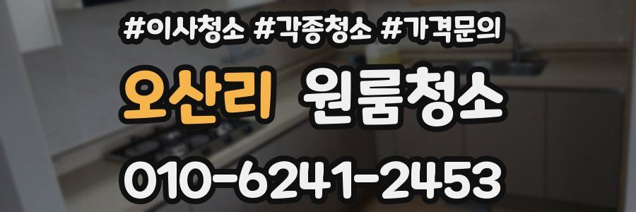 오산리 이사청소