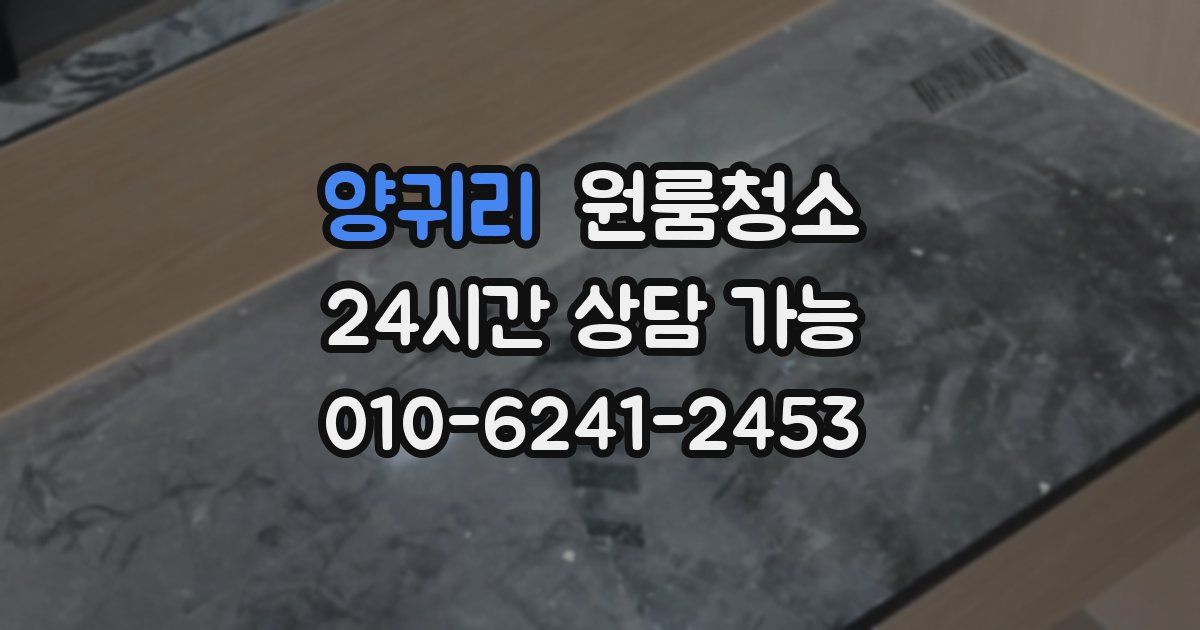 양귀리 입주청소