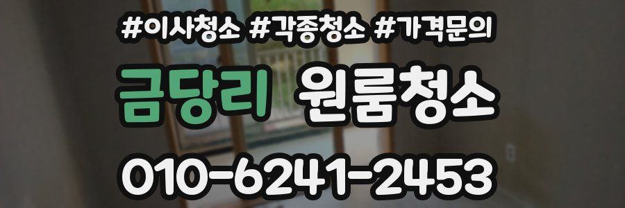 금당리 이사청소