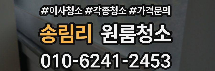 송림리 이사청소