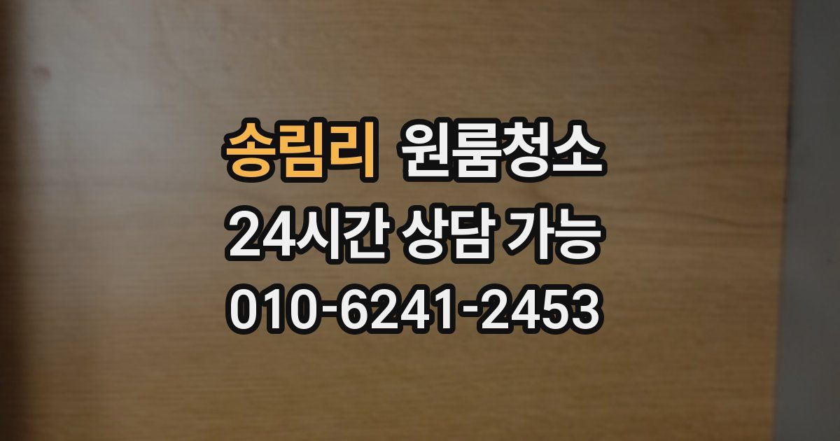 송림리 입주청소