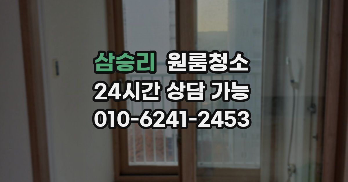 삼승리 입주청소