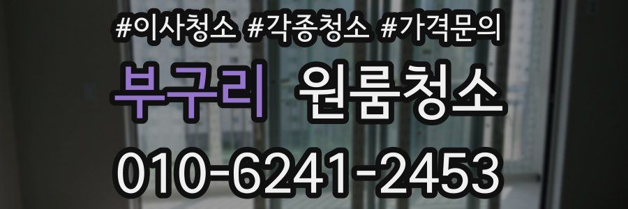 부구리 이사청소