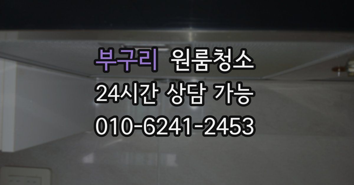 부구리 입주청소