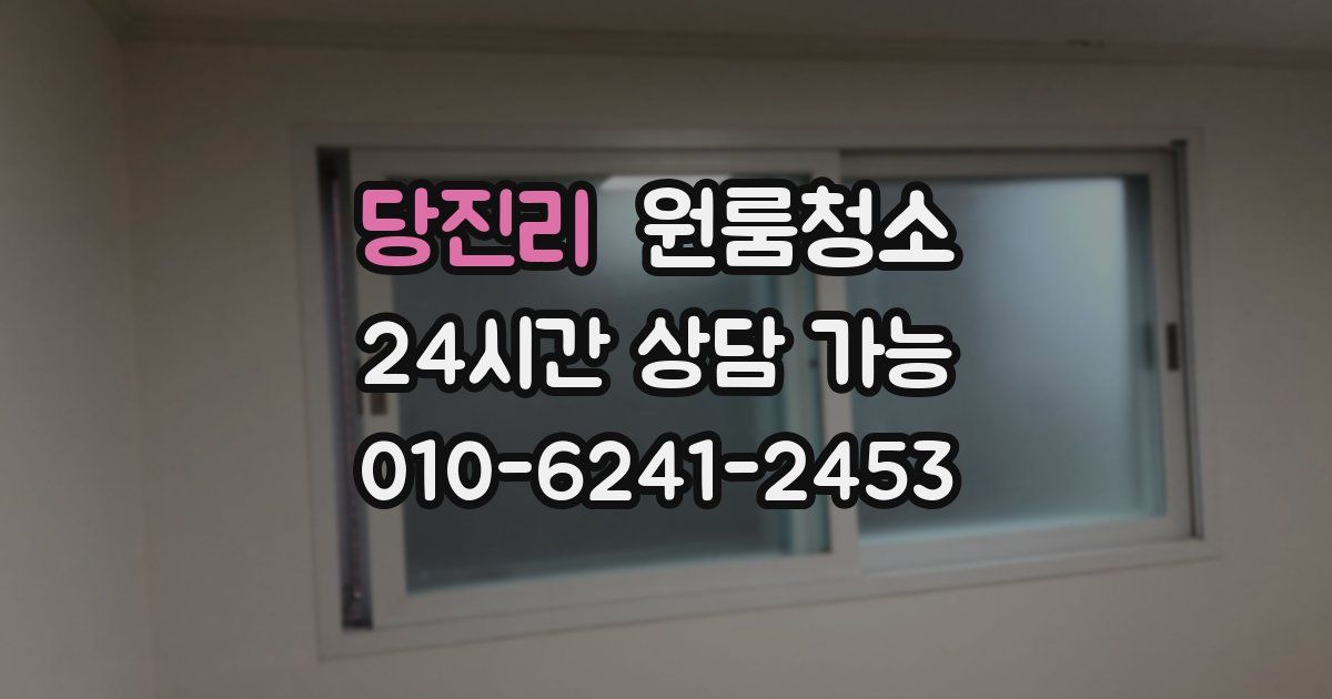 당진리 입주청소