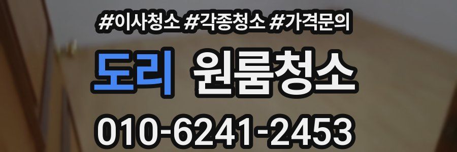 도리 이사청소