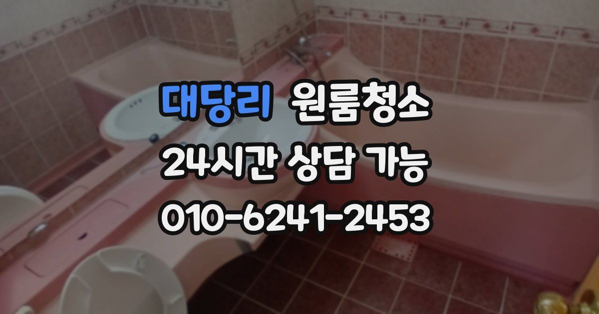 대당리 입주청소