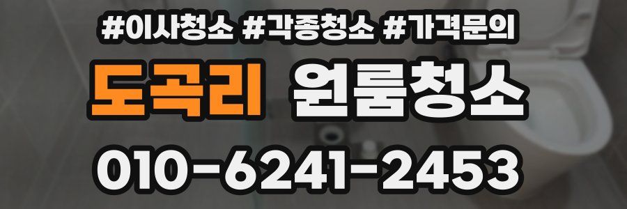 도곡리 이사청소