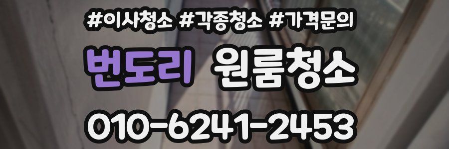 번도리 이사청소