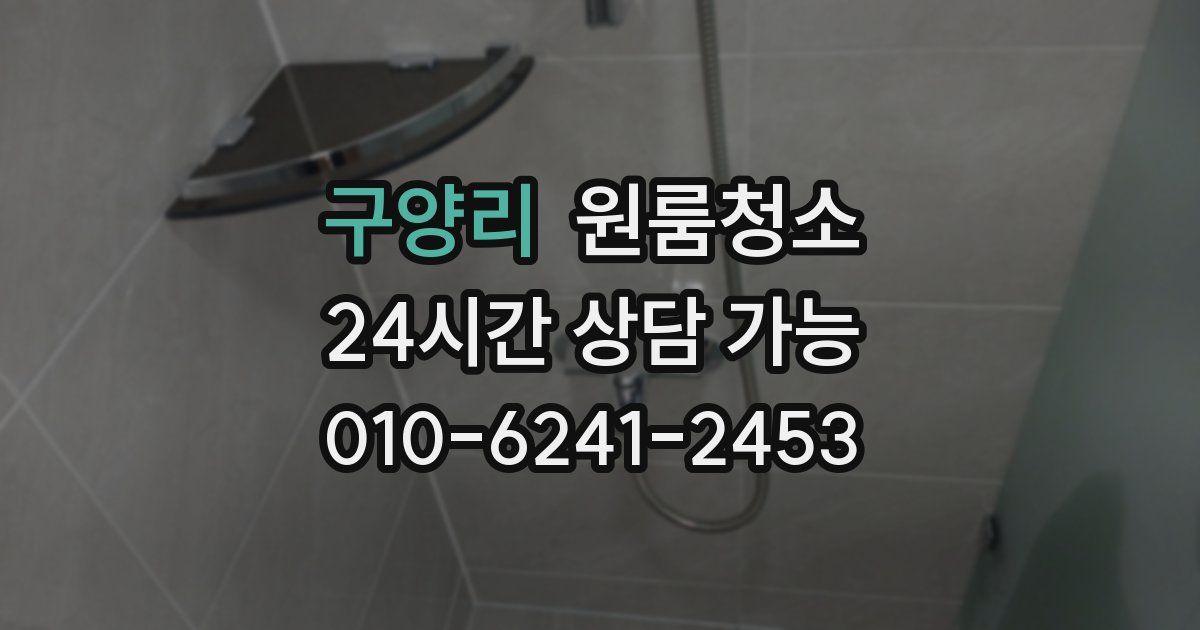 구양리 입주청소