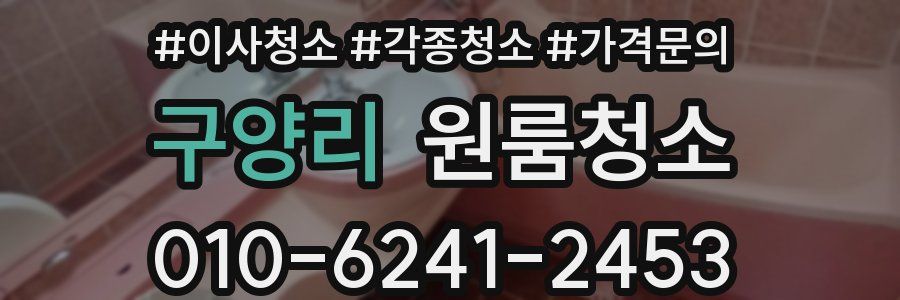 구양리 이사청소