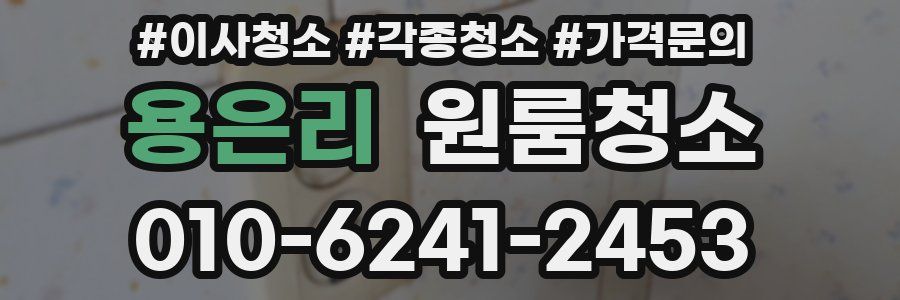 용은리 이사청소