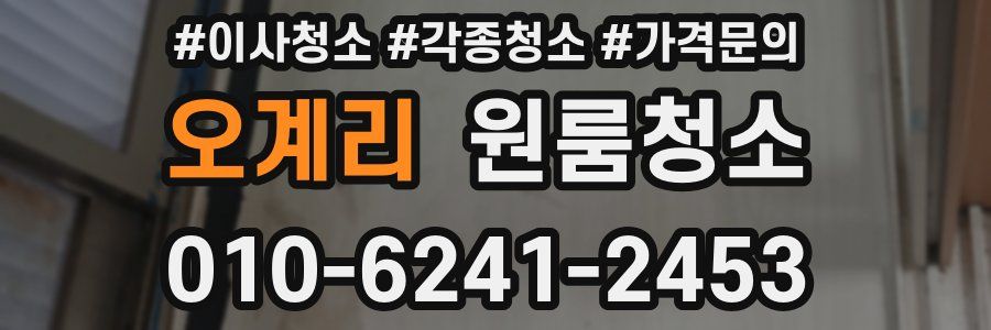 오계리 이사청소