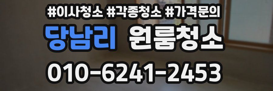 당남리 이사청소