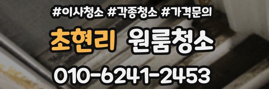 초현리 이사청소