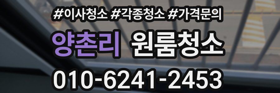 양촌리 이사청소