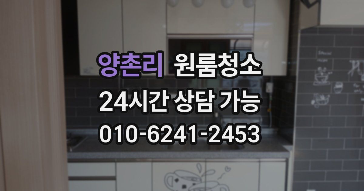 양촌리 입주청소