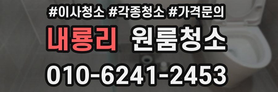 내룡리 이사청소