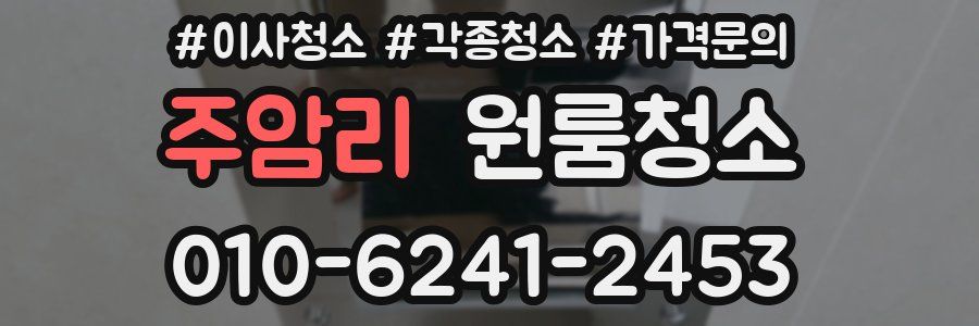 주암리 이사청소