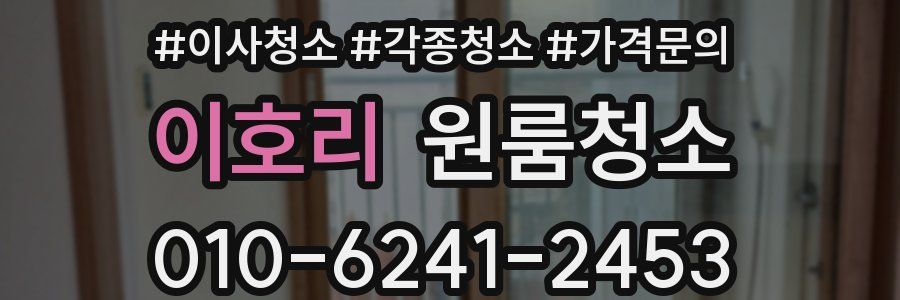 이호리 이사청소