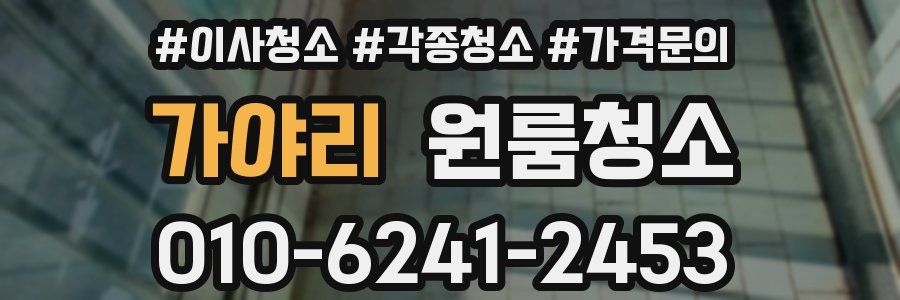 가야리 이사청소