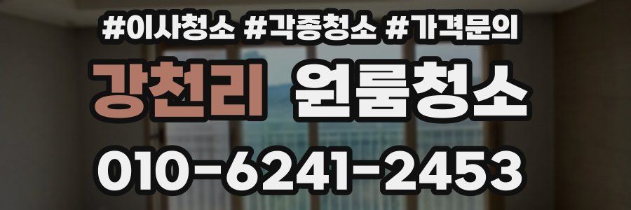 강천리 이사청소