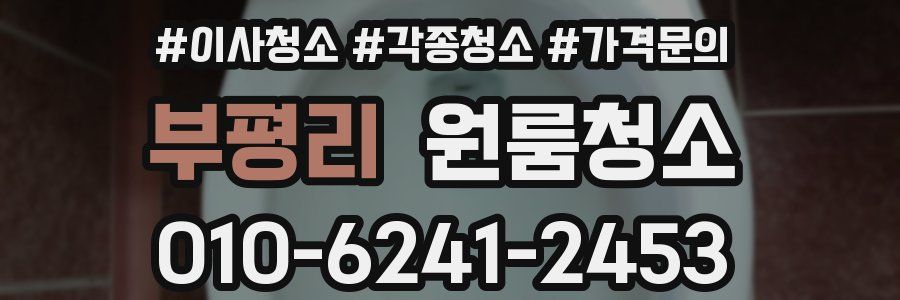 부평리 이사청소