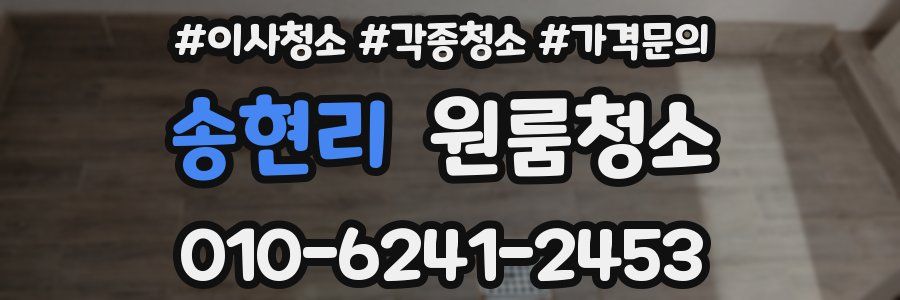 송현리 이사청소