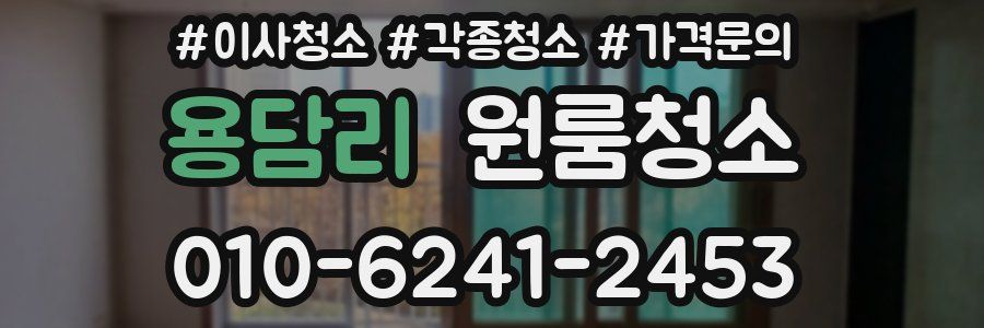 용담리 이사청소