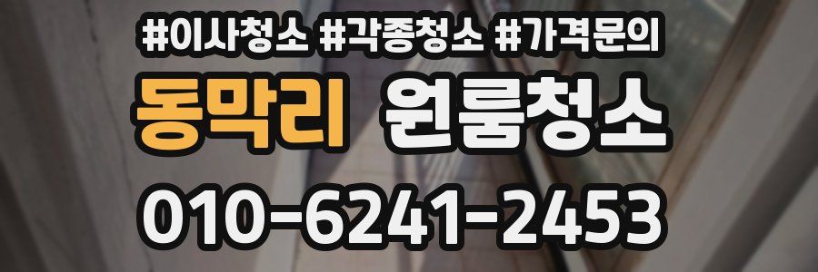 동막리 이사청소