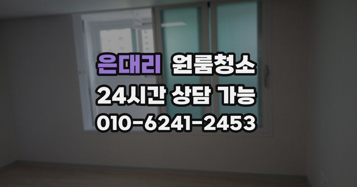 은대리 입주청소