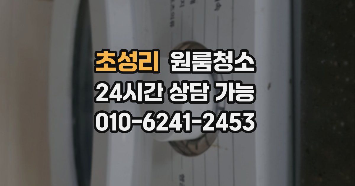 초성리 입주청소