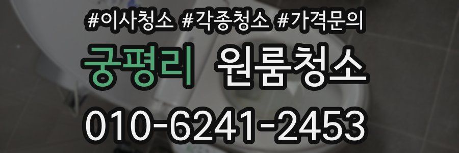 궁평리 이사청소