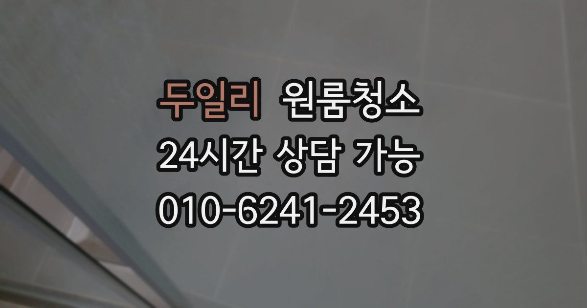 두일리 입주청소