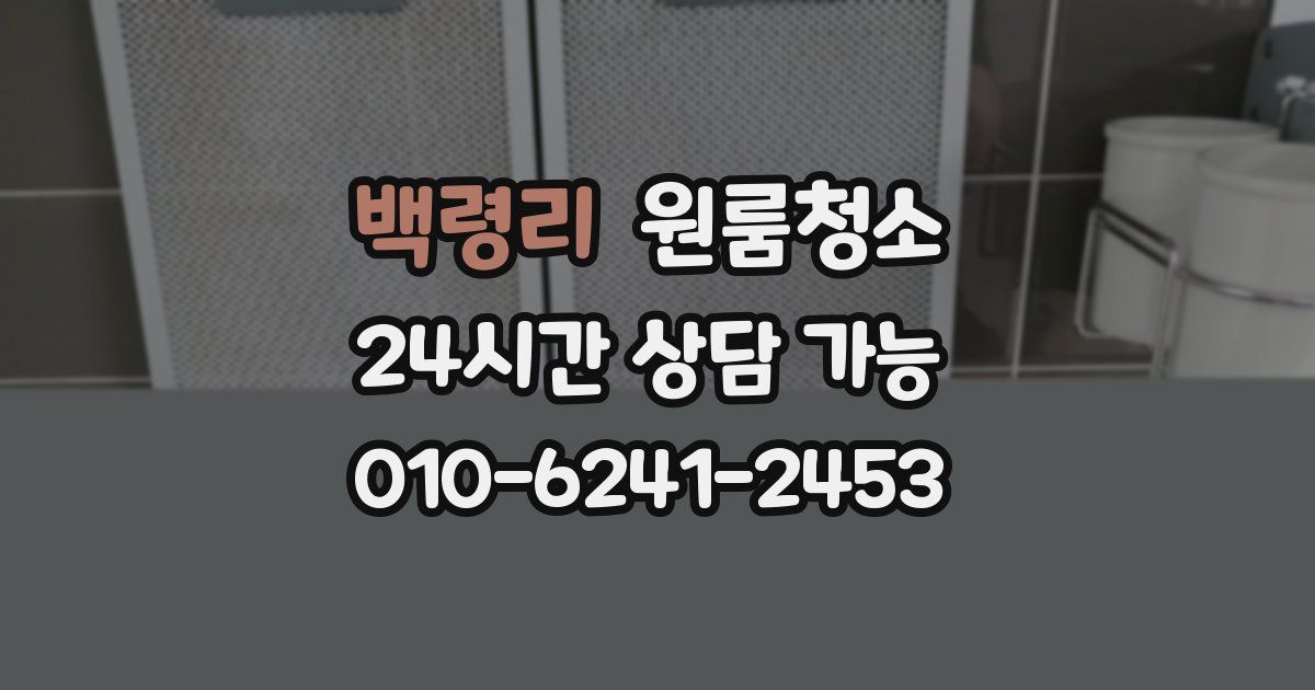백령리 입주청소