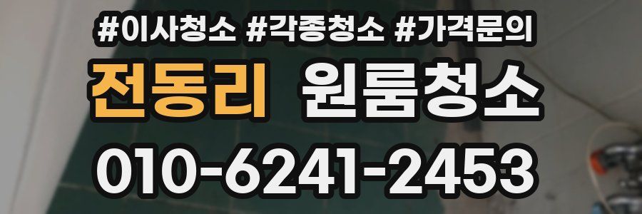 전동리 이사청소