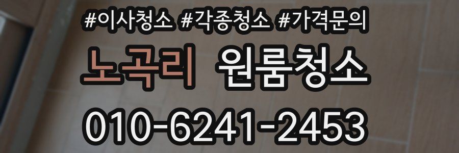 노곡리 이사청소