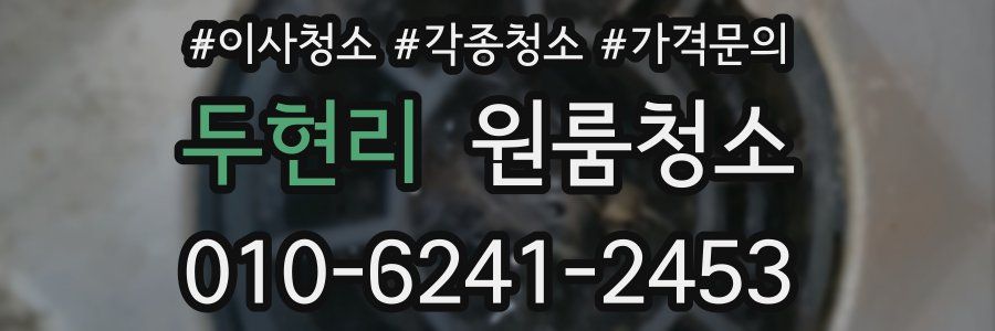 두현리 이사청소