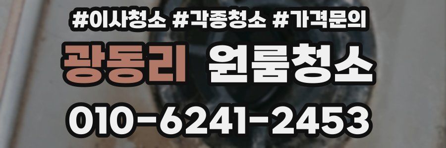 광동리 이사청소