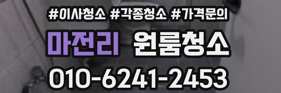 마전리 이사청소