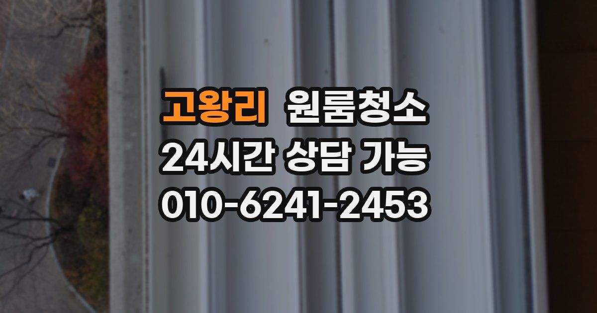 고왕리 입주청소