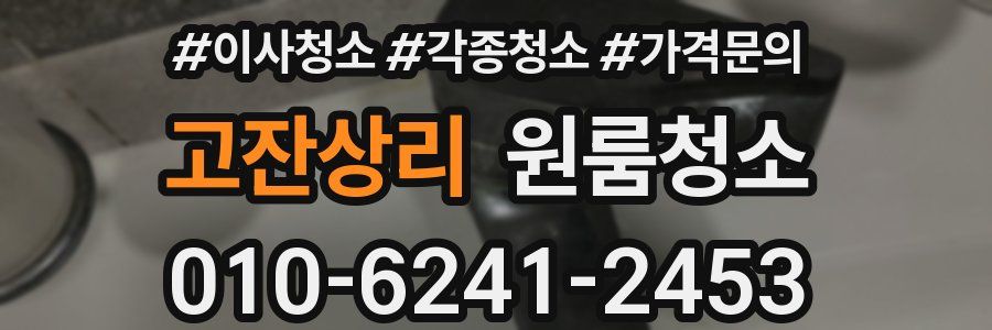 고잔상리 이사청소