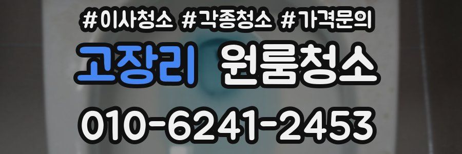 고장리 이사청소